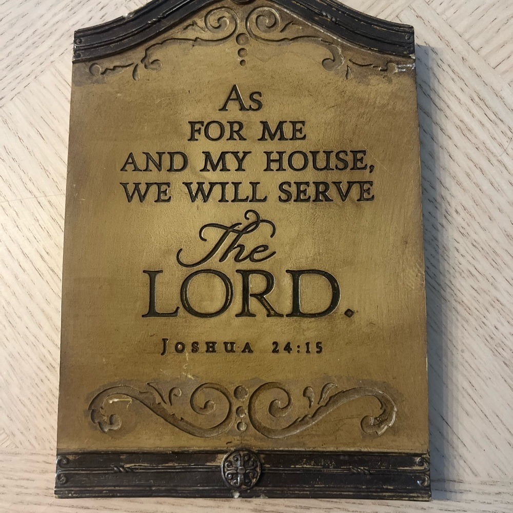 Christian Joshua Wall Plaque